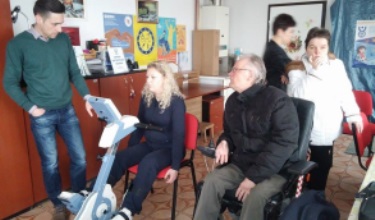 Rekreativna rehabilitacija u prostorijama Udruge