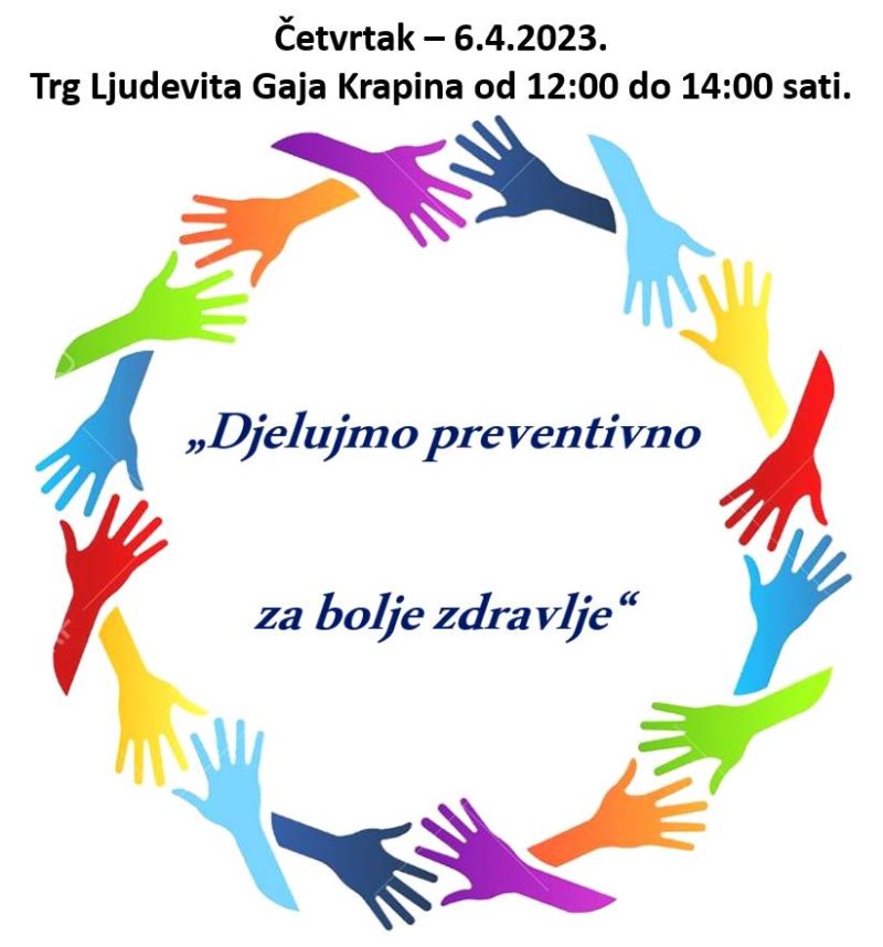 6. travnja, povodom Svjetskog dana zdravlja, Udruga distrofičara Krapina provodi Kampanju 